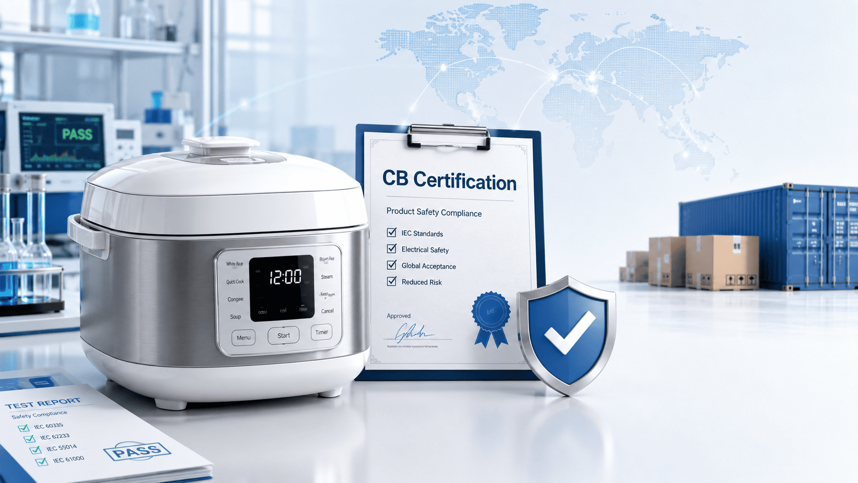 CB Certification for Rice Cookers A CB certificate for a rice cooker