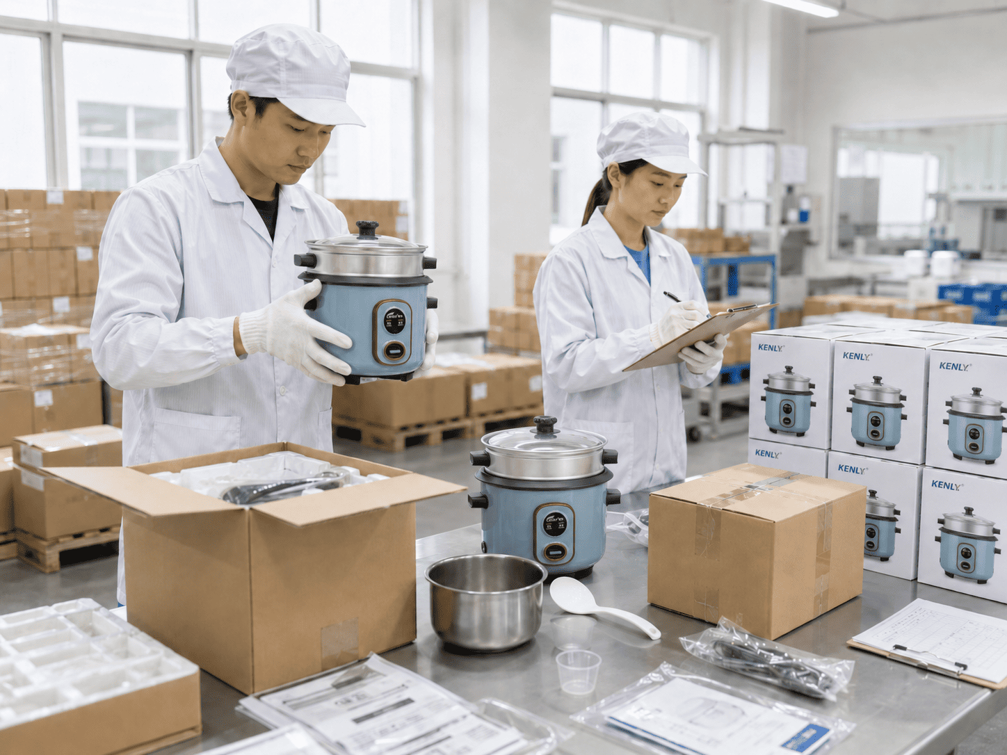 Final inspection process at KENLY factory