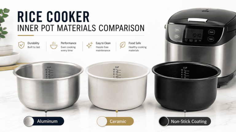 Rice Cooker Inner Pot Materials: Aluminum, Ceramic, and Non-Stick Coating – Which Should You Source?