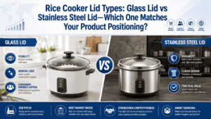 Rice Cooker Lid Types: Glass Lid vs Stainless Steel Lid—Which One Matches Your Product Positioning?