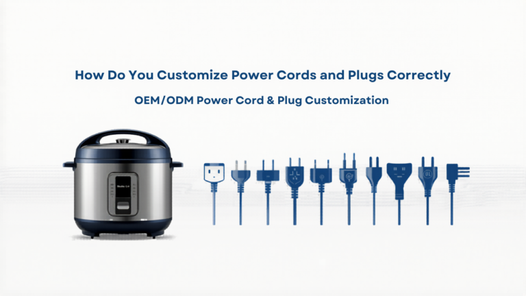 How Do You Customize Rice Cooker Power Cords and Plugs Correctly?