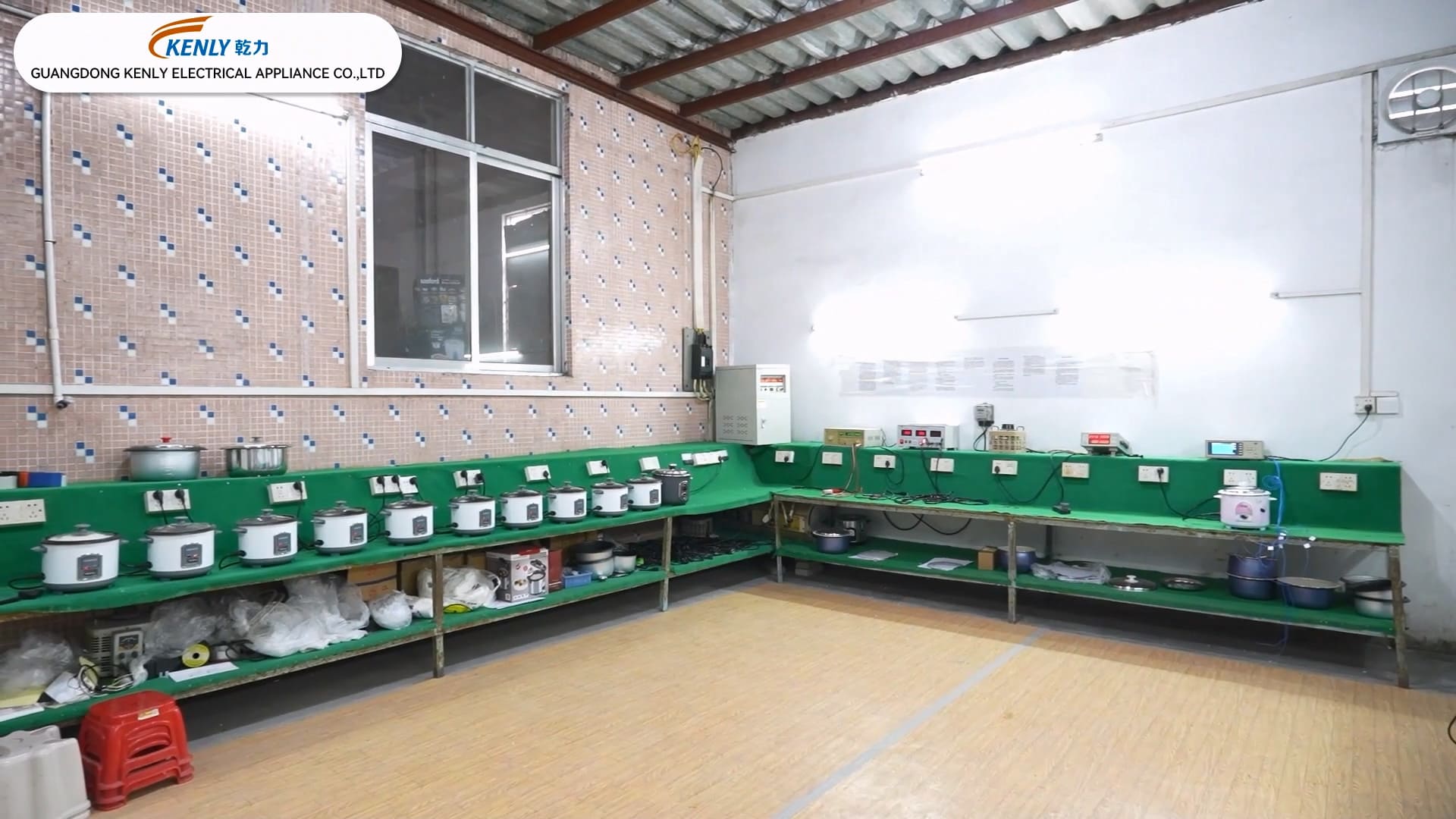 Plastic injection molding area