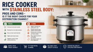 Rice Cooker with Stainless Steel Body: Pros and Cons—Is It the Right Choice for Your Distribution Channel?