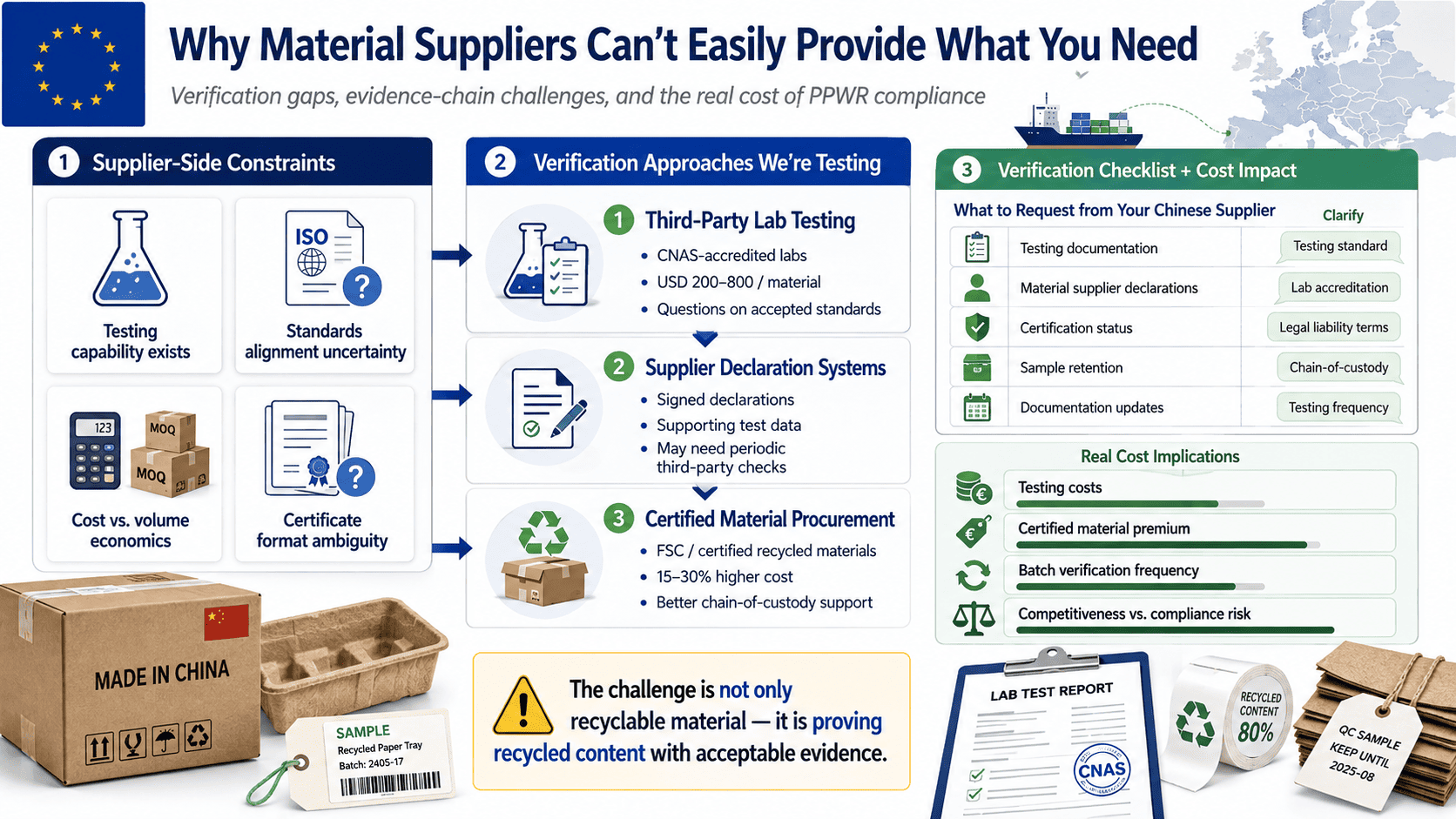 Chinese rice cooker packaging materials with recyclable content labels