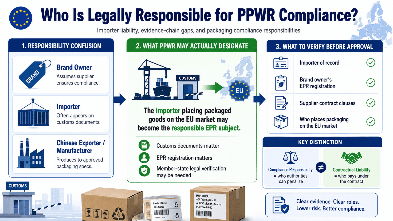 Extended Producer Responsibility designation under PPWR regulations