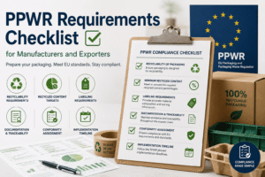 PPWR Requirements Checklist for Manufacturers and Exporters?