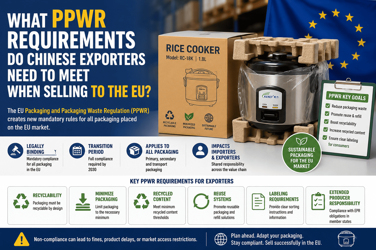 What PPWR Requirements Do Chinese Exporters Need to Meet When Selling to the EU?