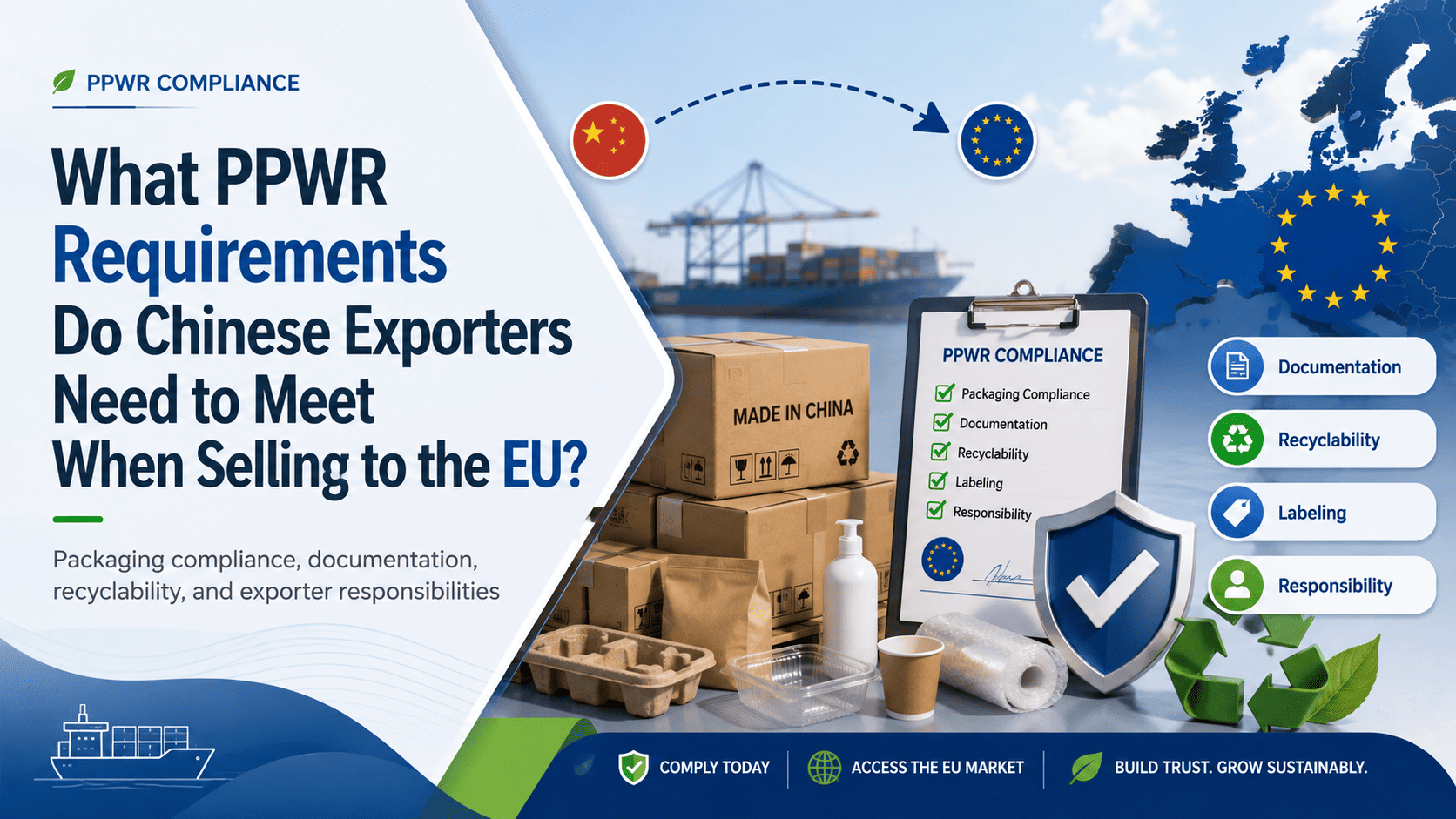 What PPWR Requirements Do Chinese Exporters Need to Meet When Selling to the EU?