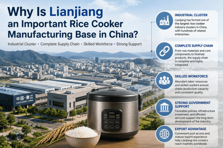 Why Is Lianjiang an Important Rice Cooker Manufacturing Base in China?