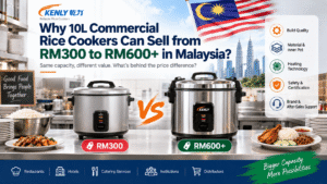 Why 10L Commercial Rice Cookers Can Sell from RM300 to RM600+ in Malaysia?