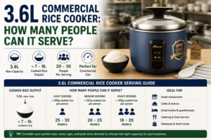 3.6L Commercial Rice Cooker: How Many People Can It Serve?