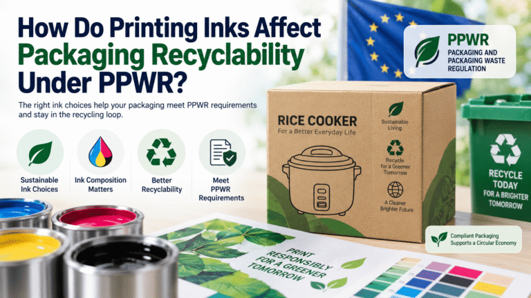 How Do Printing Inks Affect Packaging Recyclability Under PPWR?