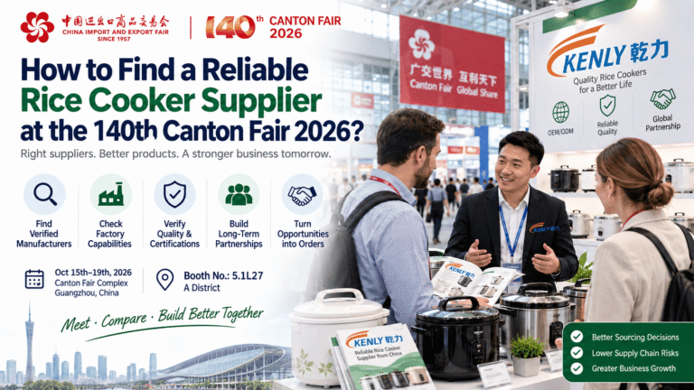 How to Find a Reliable Rice Cooker Supplier at the 140th Canton Fair 2026?